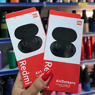 fone redmi MI vermelho