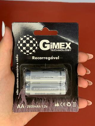 Pilha recarregável AA