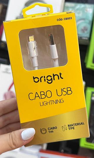 Cabo USB iPhone Bringht 1M 2A5V